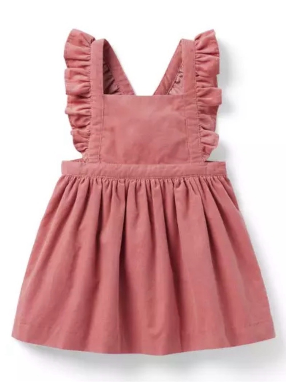 Janie And Jack Dusty Rose Corduroy Pinafore Dress 18-24m